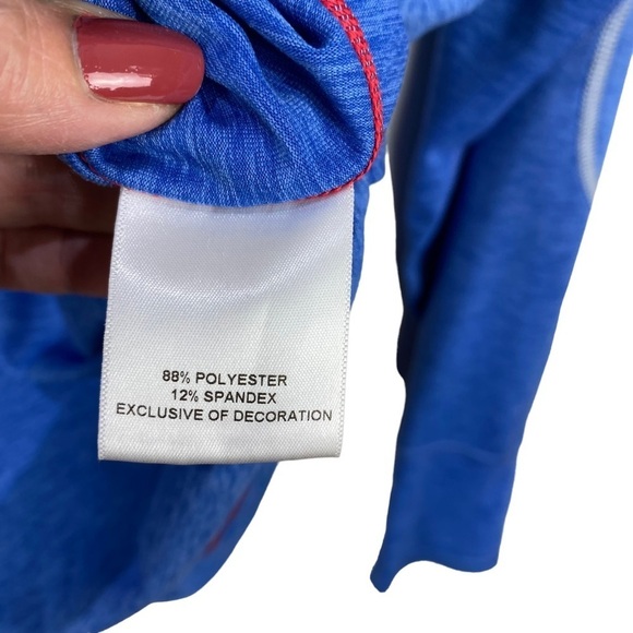 Men’s Cremieux Blue Pullover 1/4 Zip Shirt Size L Long Sleeves - Picture 5 of 10